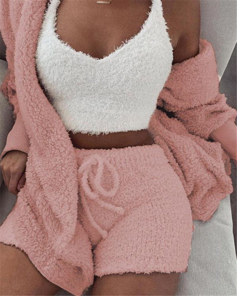 3pcs Women's Loungewear Set