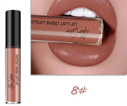 Silky Cream Texture Lip Gloss Aliexpress Shopee Cross-Border Exclusive