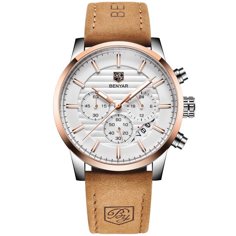High Quality Fashion Leather Band Watch For Men
