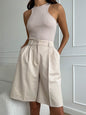 Women's Straight-Leg Long Bottoms Loose Five Points