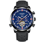 Leather Strap Watch With Large Dial For Men