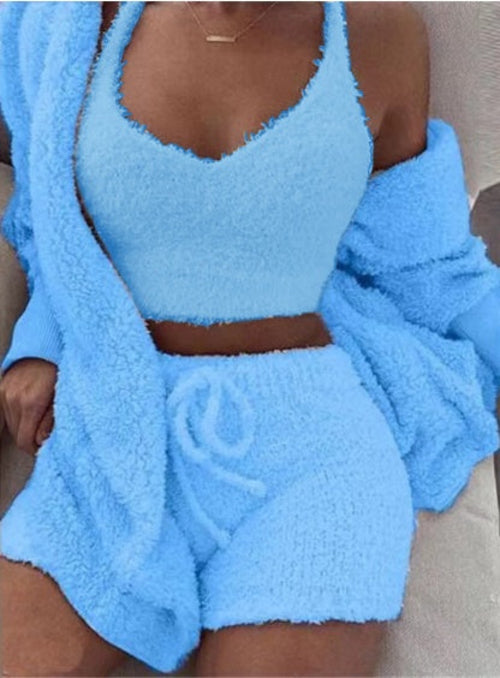 3pcs Women's Loungewear Set