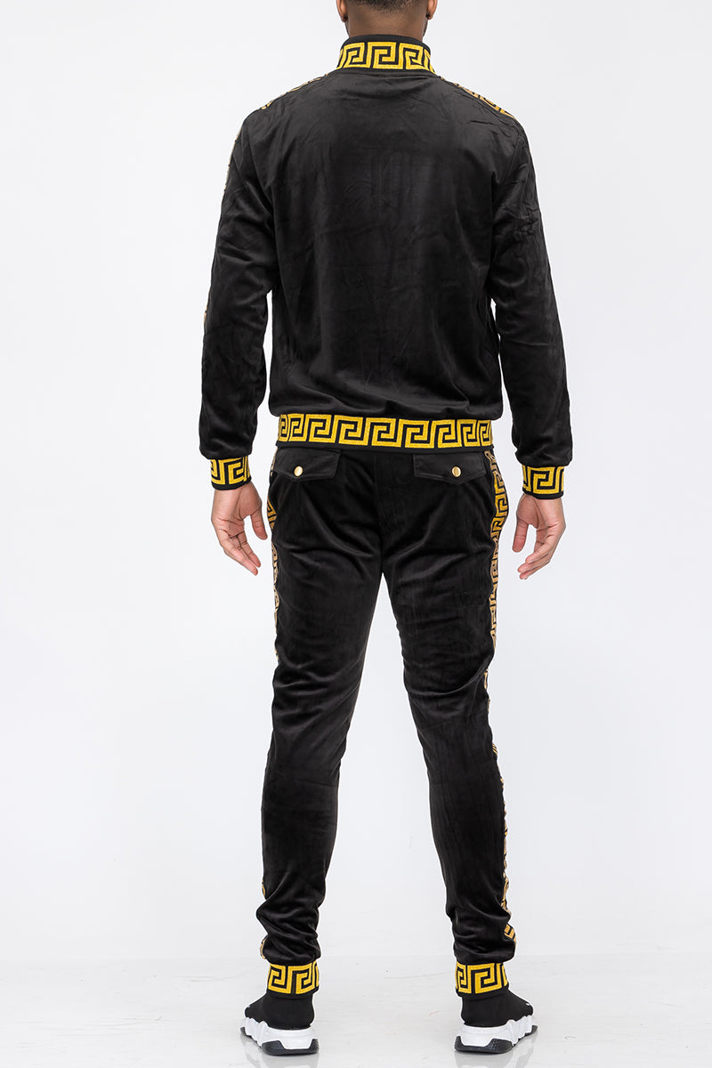 Status Velour Track Suit