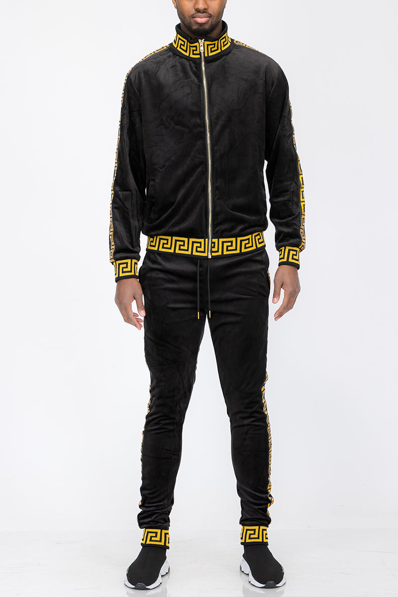 Status Velour Track Suit