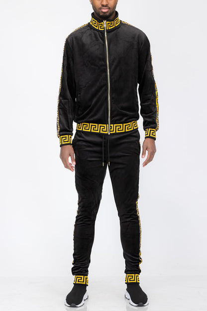 Status Velour Track Suit