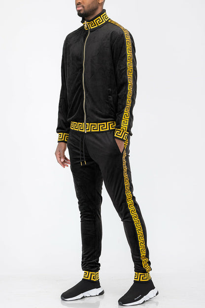 Status Velour Track Suit