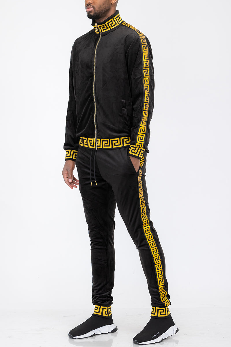 Status Velour Track Suit