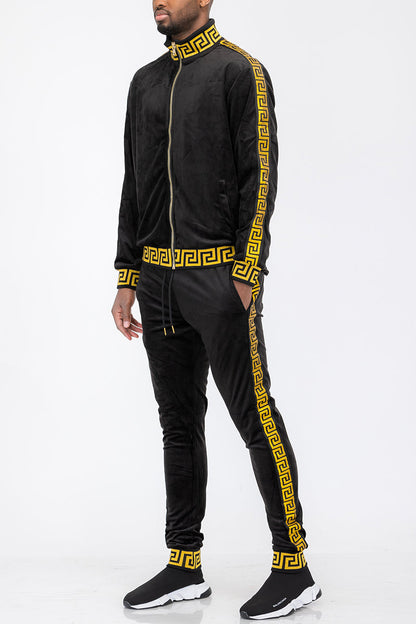 Status Velour Track Suit