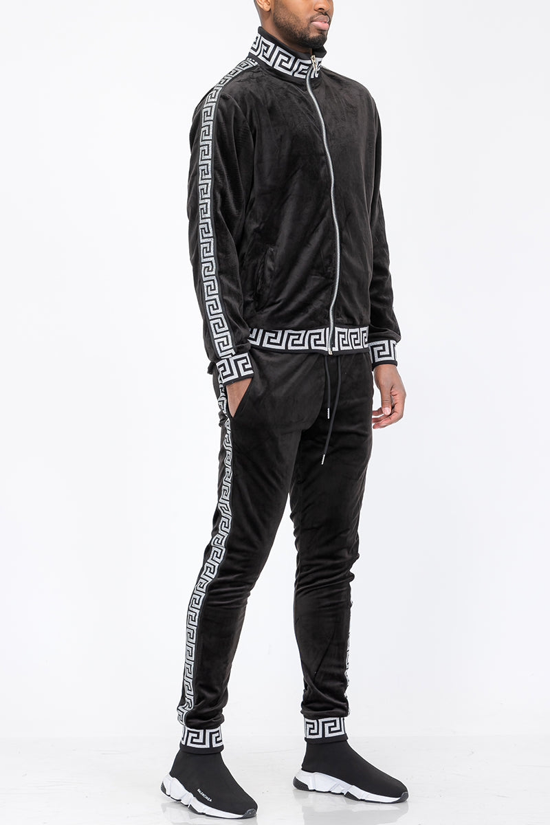 Status Velour Track Suit
