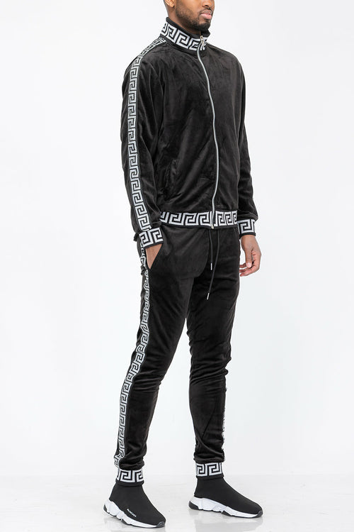 Status Velour Track Suit