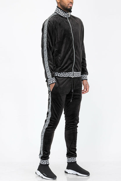 Status Velour Track Suit