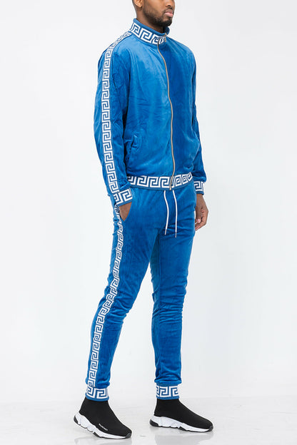 Status Velour Track Suit