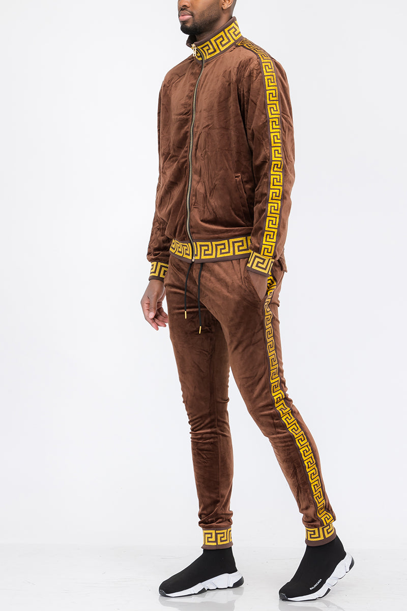 Status Velour Track Suit