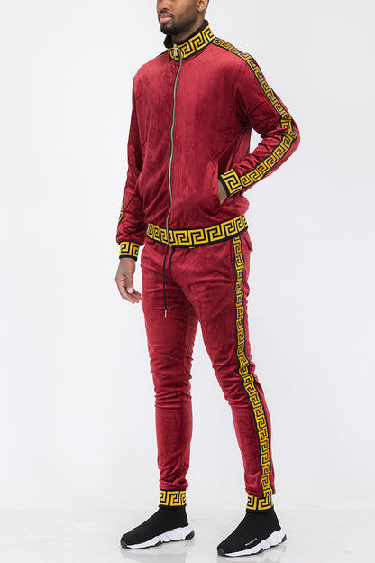 Status Velour Track Suit