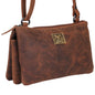 Brown Leather Vintage Hand purse Womens