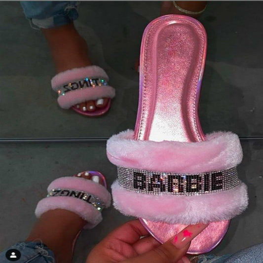 Summer Women's Slippers Zapatos De Mujer Fashion Crystal Beach Slipper