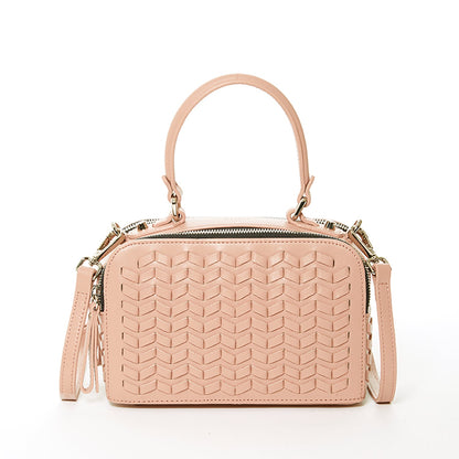 Leather Crossbody Pink Purse Women's Handbag