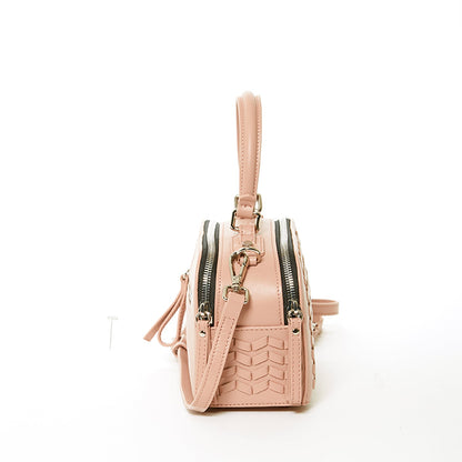 Leather Crossbody Pink Purse Women's Handbag