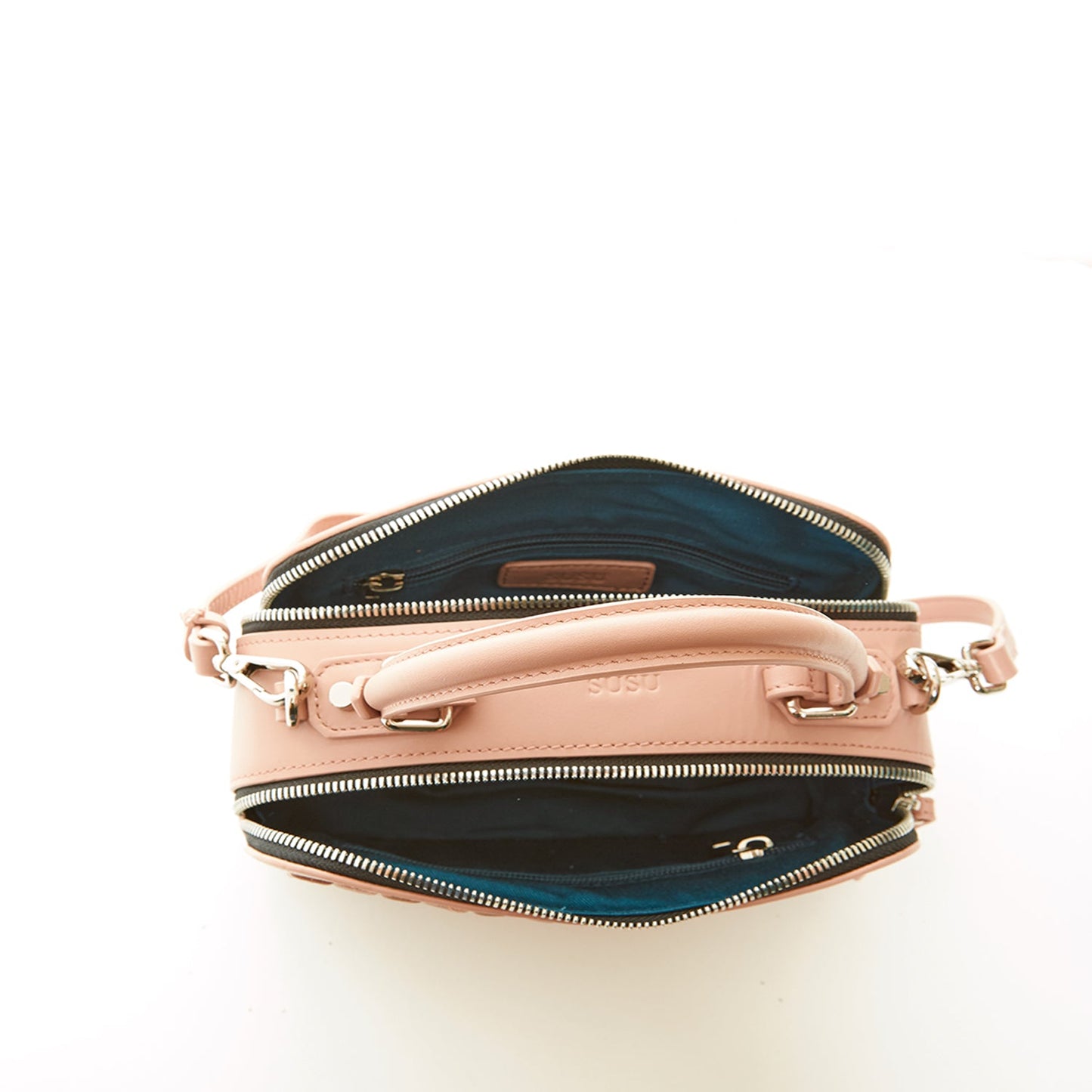 Leather Crossbody Pink Purse Women's Handbag