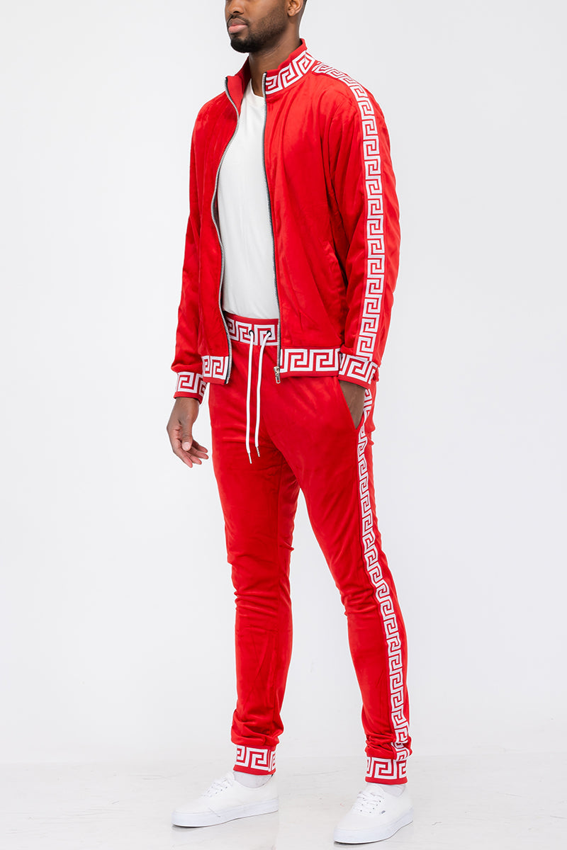 Status Velour Track Suit