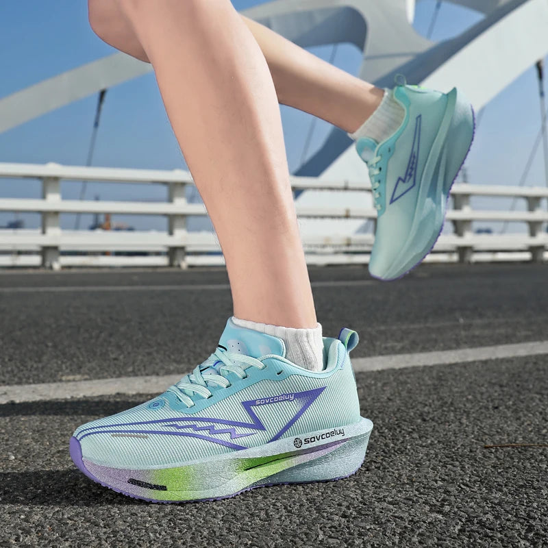 Running Shoes Carbon Board Speciality Marathon Men Sports Breathable