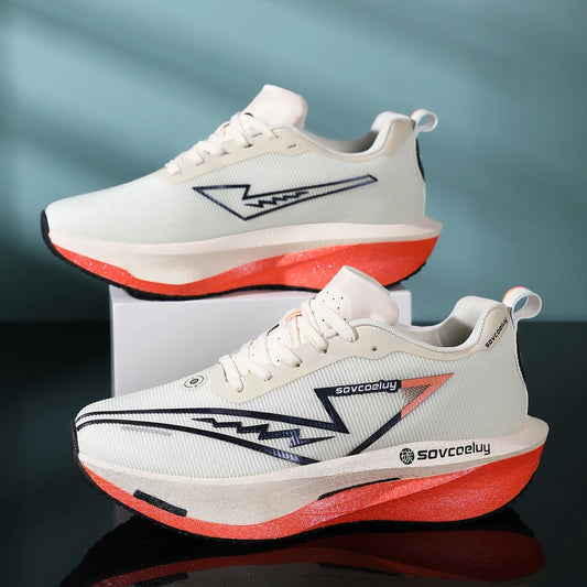 Running Shoes Carbon Board Speciality Marathon Men Sports Breathable
