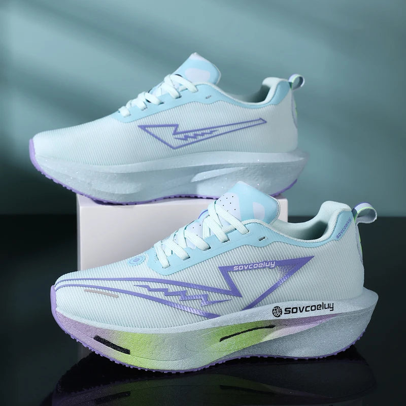 Running Shoes Carbon Board Speciality Marathon Men Sports Breathable