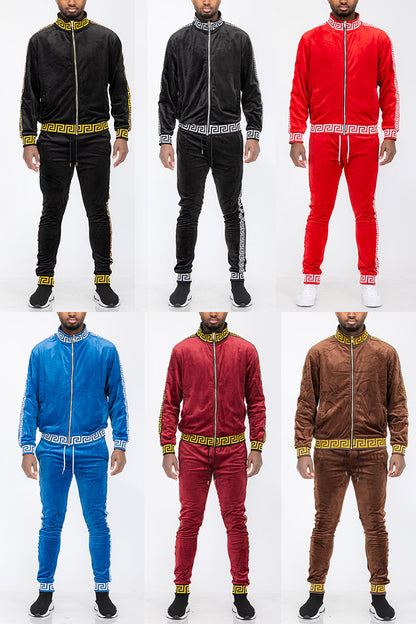 Status Velour Track Suit