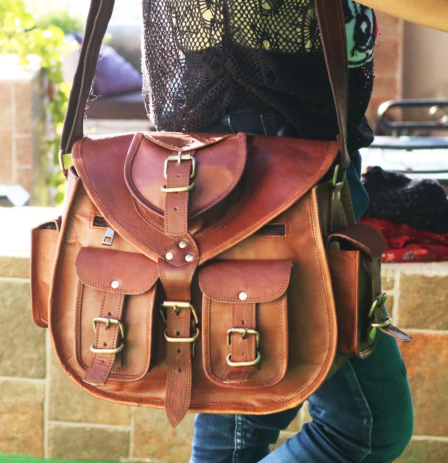 Leather Bag Purse Womens