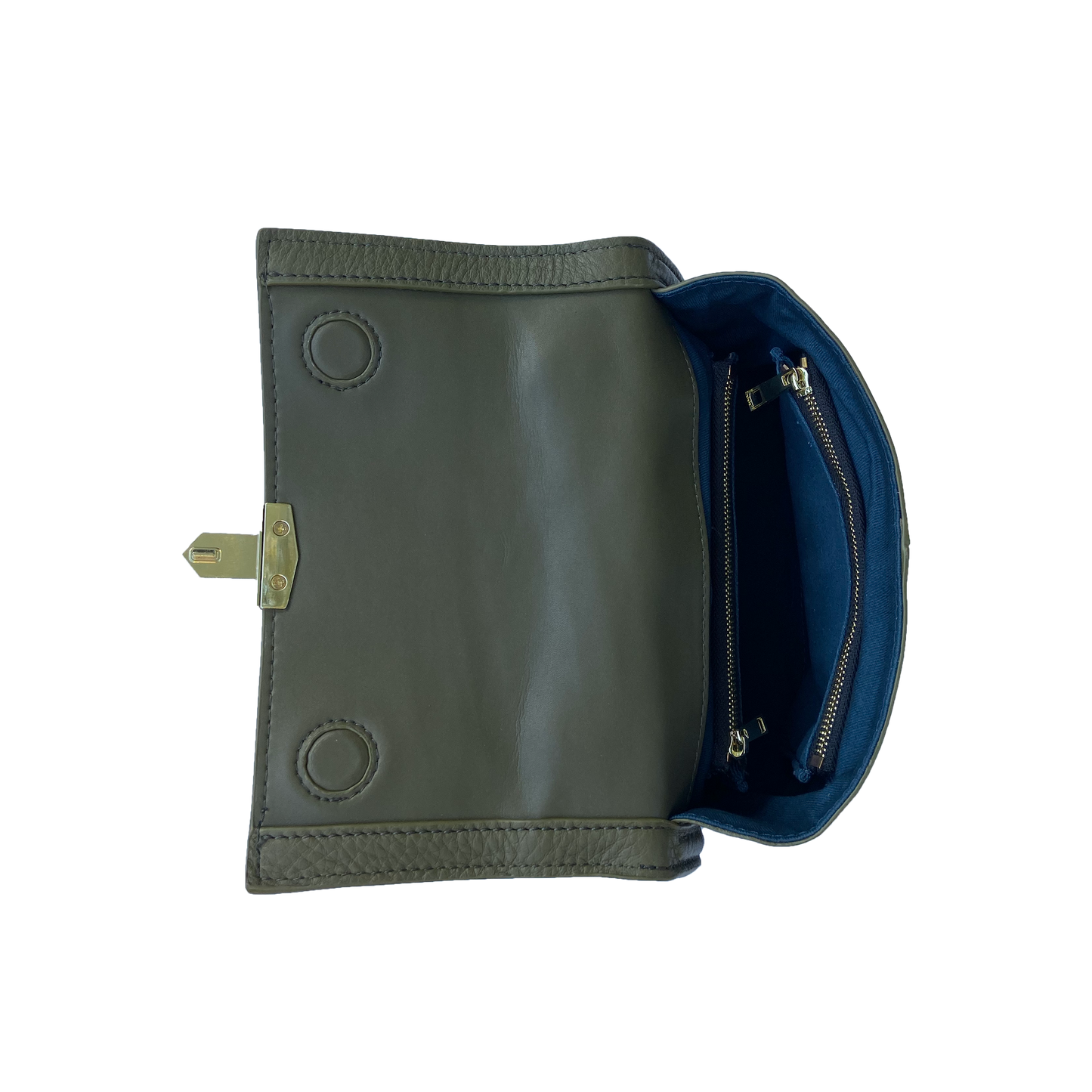 Leather Backpack for Women Convertible Crossbody Bag Olive Green Purse